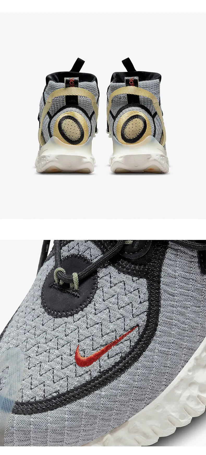 Oryginalne nowe unisexowe buty codzienne Nike z wysoką cholewką CW3045-300