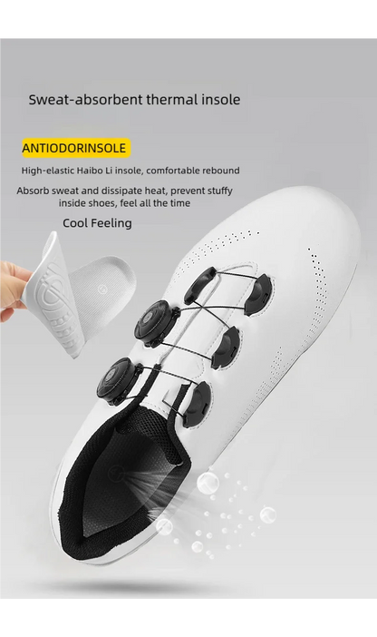 Speed Cycling Sneakers Road Bike Shoes Men Women Sports Route Cycling Shoes Self-Locking Racing Bicycle Cleats SPD