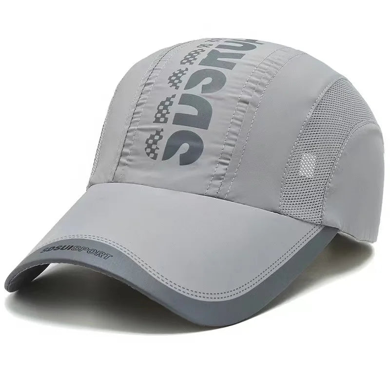 Stay Protected in Style: UV Protection Baseball Cap with Quick-Drying Soft Top, Breathable Strapback for Hiking, Fishing & Outdo