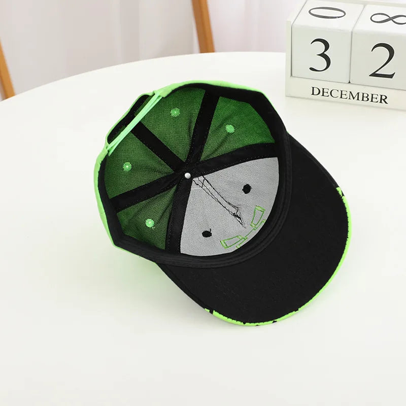 Casquette de baseball unisexe « Totem of Undying Hat » pour cosplay, style cyberpunk, motif pixel, accessoires de plein air