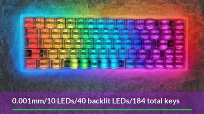 New Everglide AE68Pro Siren Magnetic Axis Gaming Keyboard Original Double Lamp Position RT0.001MM/ADC Direct Connection Keyboard