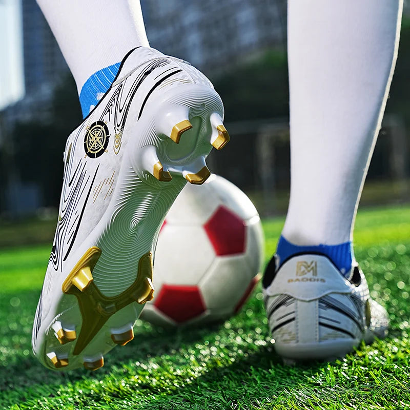 Chaussures de Football basses pour hommes, crampons de Football professionnels pour enfants en plein air, baskets d'entraînement sur gazon de haute qualité, chaussures de Sport, nouvelle collection