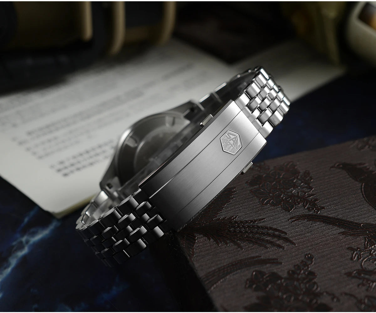 San Martin 39.5mm Men Pilot Watch YN55 Automatic Mechanical Aviation Watches Chinese Style Original Design SN0033 Field Reloj