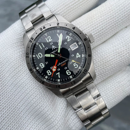 STEELFLIER Official SF792 GMT Mechanical Dive Watches Super Luminous NH34 Movement 20Bar Waterproof Luxury Stainless Steel Watch