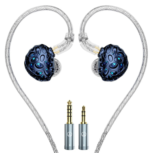 Écouteurs hybrides TRN Whale Shark Triple Dynamic + Planar In-Ear Monitors