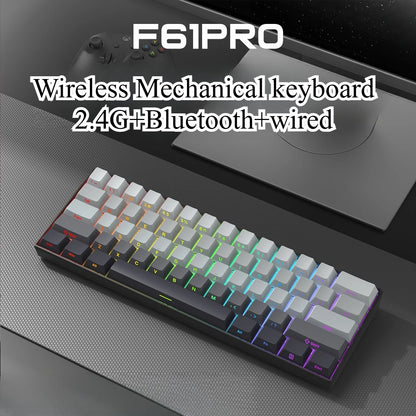Keyboard Bluetooth Wireless Mechanical keyboards rgb Gamer teclado para tablet mecanico 60% ipad Backlit Mini usb key board