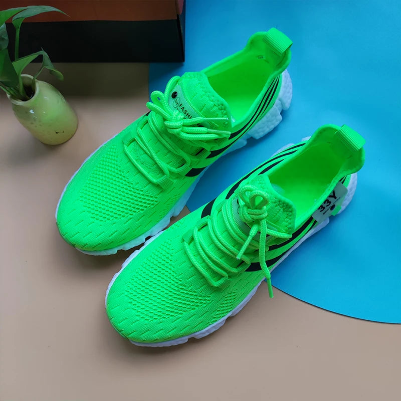 New Trend Breathable Casual Men's 2024 Spring and Autumn Sports Shoes Tenis Masculino Zapatillas Hombre Fashion Running Shoes