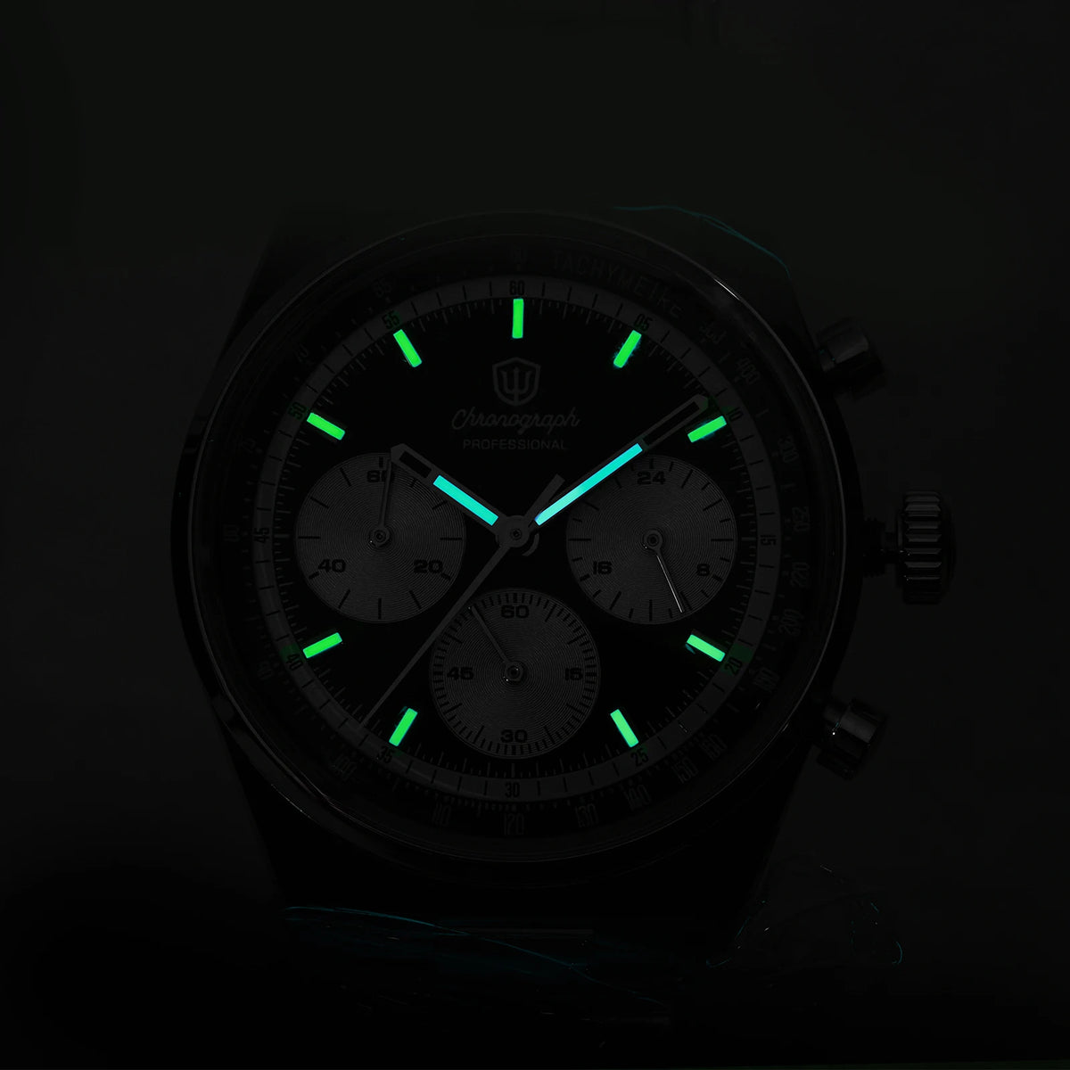 Watchdives Premier WD0526 Men Watch VK63 Mecha Chronograph Quartz Watches Sapphire Waterproof 316L Stainless Steel Wristwatch