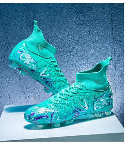 Neue professionelle Fußballschuhe für Herren, rutschfeste Fußballstiefel, Unisex, atmungsaktiv, für Futsal und Sport, neue Stollenschuhe, Dropshipping, ultraleicht