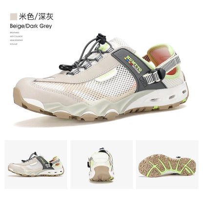 HUMTTO Scarpe da trekking outdoor e da guado da uomo, scarpe acquatiche in mesh traspirante ad asciugatura rapida, sneakers da acqua alla caviglia da donna antiscivolo