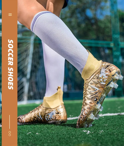 Neue professionelle Fußballschuhe für Herren, rutschfeste Fußballstiefel, Unisex, atmungsaktiv, für Futsal und Sport, neue Stollenschuhe, Dropshipping, ultraleicht