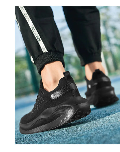 Nowe męskie buty do biegania, sportowe i casualowe, luksusowe obuwie w stylu fashion, lekkie i oddychające sneakersy do joggingu oraz komfortowego chodzenia