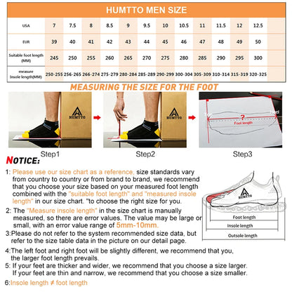 Humtto New Arrival Leather Hiking Shoes Wear-Resistant Outdoor Sport Men Shoes Lace-Up Men's Climbing Trekking Hunting Sneakers