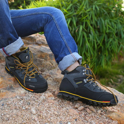 Wandelschoenen voor heren, outdoor bergklimsneakers, topkwaliteit, modieuze casual snowboots voor heren
