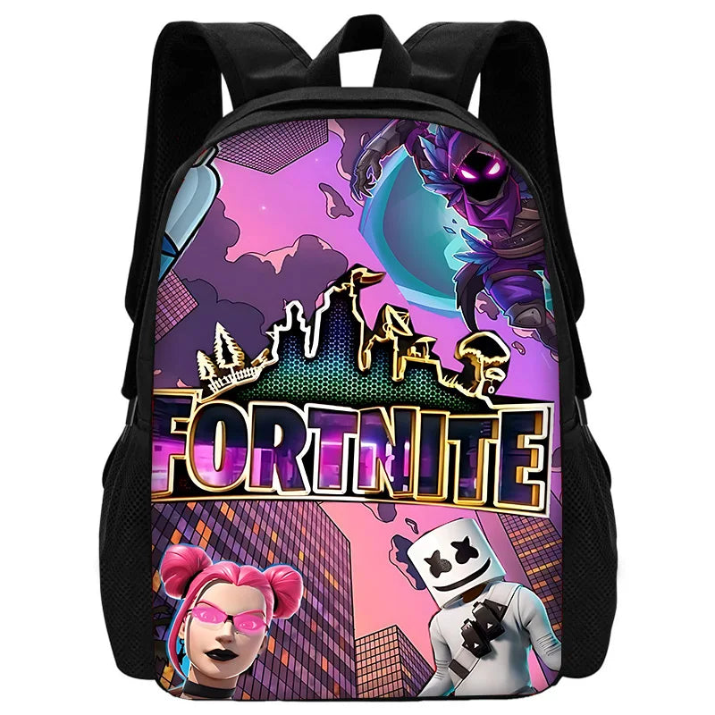 Zaini FortniteS per bambini, maschi e femmine, regalo di compleanno per studenti, borse scuola per bambini unisex, zaino da campeggio resistente