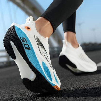 Nuove scarpe sportive da uomo e donna, sneaker da running, piastra in carbonio, da gara maschile per maratona, ammortizzanti, scarpe da allenamento per atletica