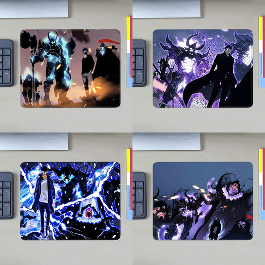 Suosittu Comics Solo Leveling -pelihiirimatto XS, pieni hiirimatto PC-pelaajalle, työpöydän koriste, toimiston hiirimatto, deskmat-matto