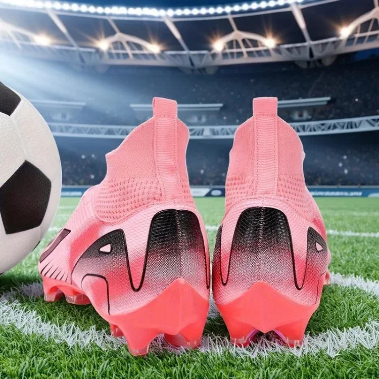 Fotbollsskor för män, New TF, sneakers för konstgräs och turf, ultralätta herrfotbollsskor, bekväma ankelhöga fotbollsskor för futsal och snabbt spel