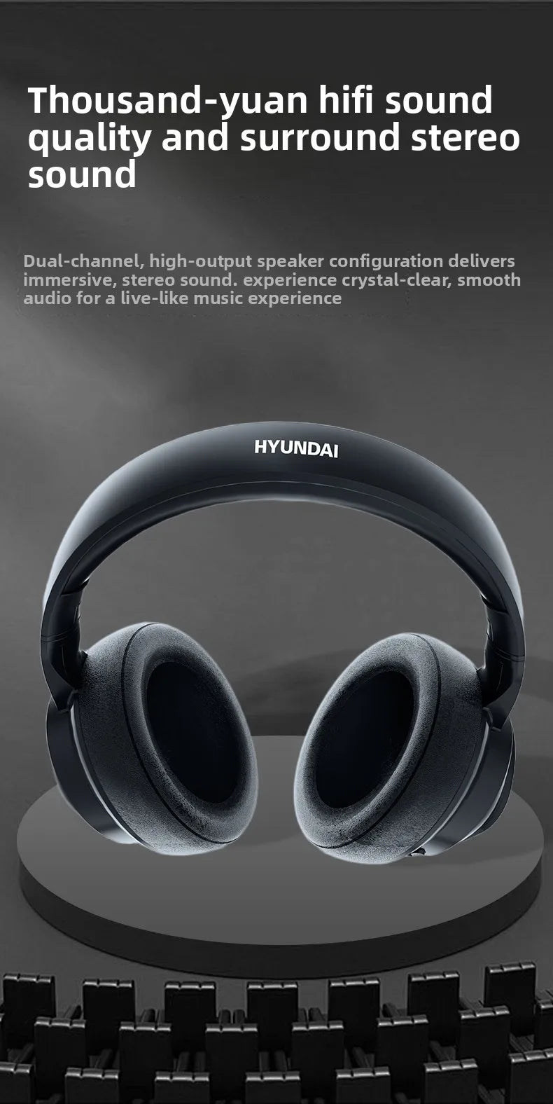 Auriculares HYUNDAI X1PRO inalámbricos Bluetooth 6.0 con traducción por IA – Más de 100 idiomas, control táctil, pantalla LED y cancelación de ruido