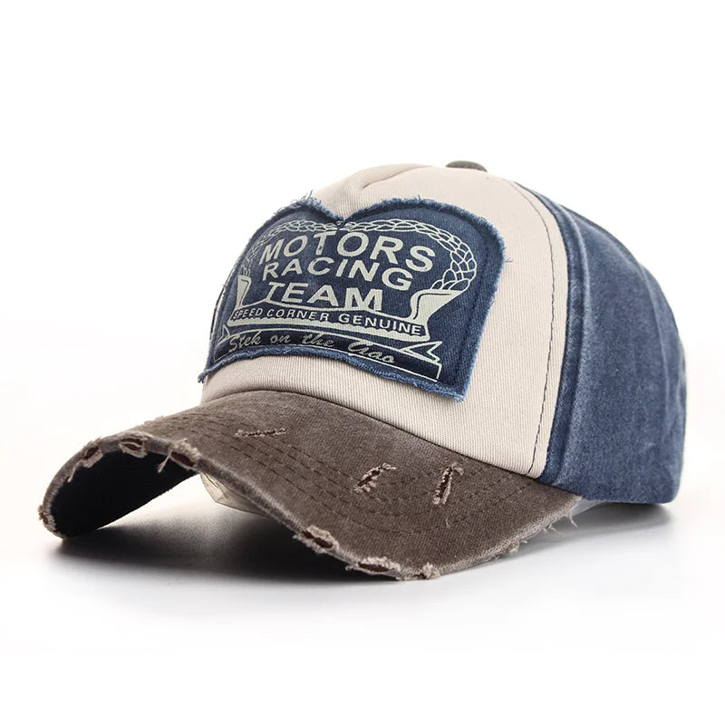 Casquette de baseball en coton printemps-été pour homme, style délavé et vieilli, chapeaux pour homme et femme, casquette de soleil pour l'extérieur, casquettes hip-hop, style décontracté, multicolore