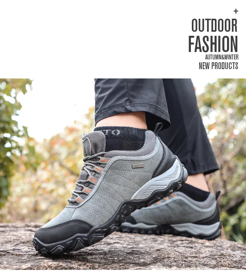 HUMTTO Wanderschuhe für Herren, luxuriöse Designer-Winter-Kletter- und Trekking-Sneaker aus Leder, Outdoor-Sport- und Arbeitsschuhe für Herren 110282A