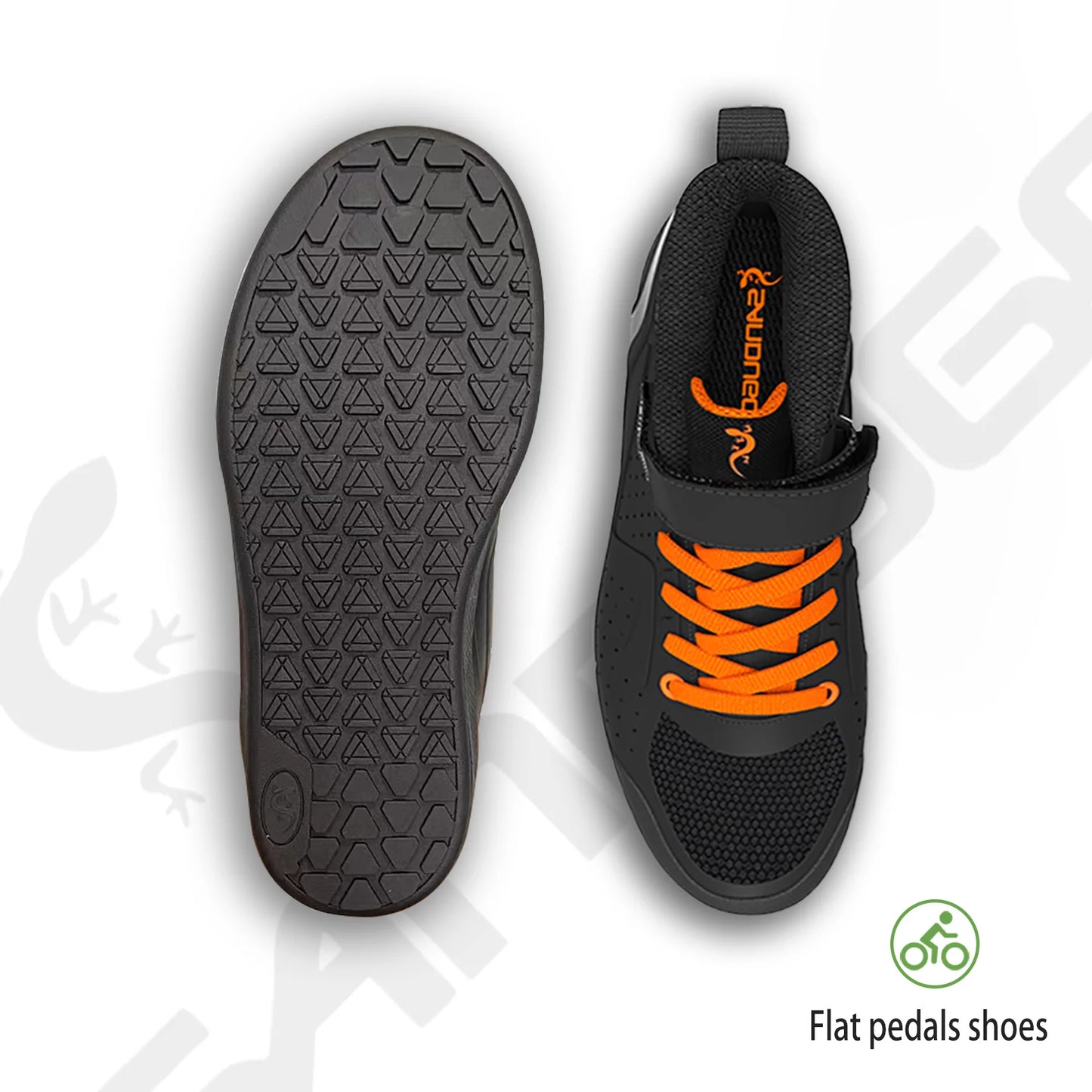 Sandugo Cycling Shoes for Men Apply to Mountain Bike Downhill  Uphill and Indoor Bicycle Compatible With SPD and FlatPedal