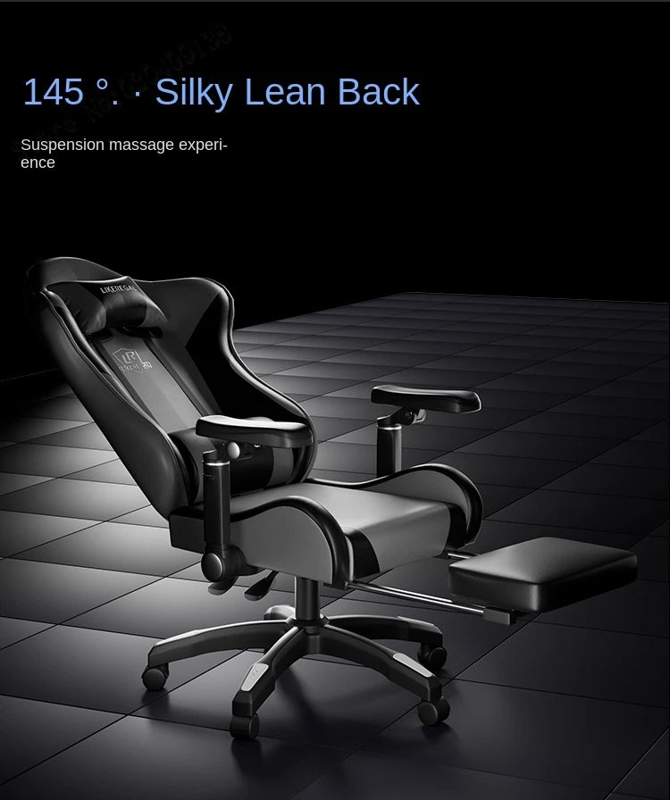New Gaming Chair 9D Mechanical Dynamic Armrests 3D Lumbar Support Wide Seat Ergonomic Chair Gaming Live Streaming Swivel Chair