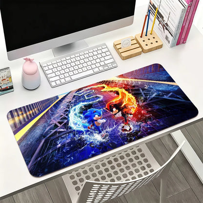 Game S-Sonic The H-Hedgehog Mouse Pad For Office Gaming And Keyboards Non-Slip Large Waterproof