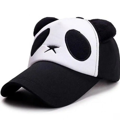 Casquettes de baseball d'été mignonnes avec panda pour hommes et femmes, casquettes hip-hop en coton à fermeture snapback, protection solaire, garçons et filles, casquettes d'extérieur, dropshipping