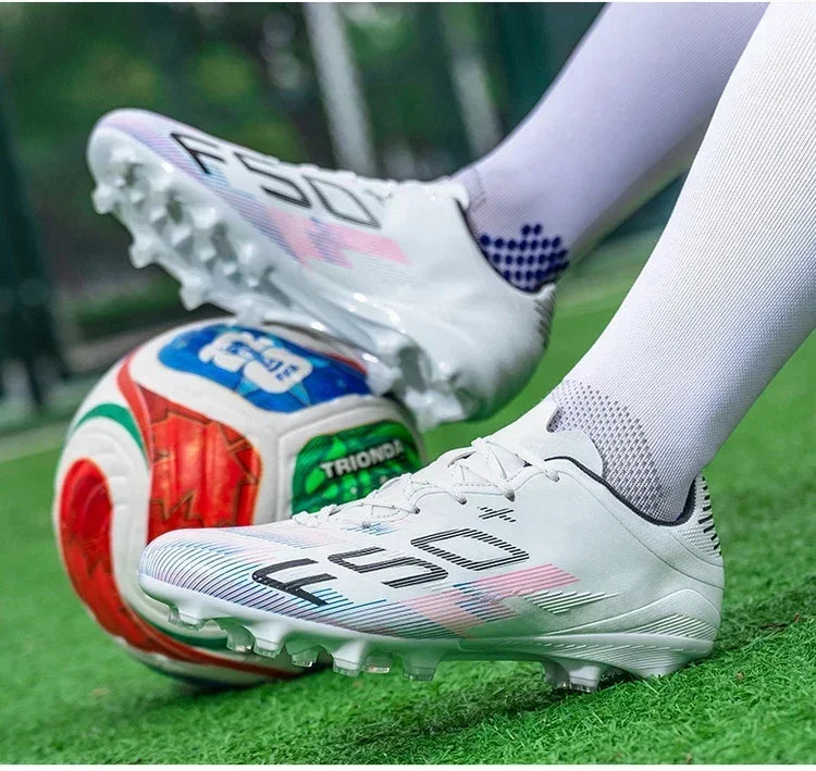 Nouvelles chaussures de football pour hommes, adaptées à la pratique sur gazon, ultralégères, antidérapantes, baskets de sport pour activités de plein air, chaussures de football professionnelles, chaussures d'entraîne