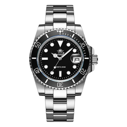 Reloj ADDIESDIVE de acero inoxidable para hombre, estilo business casual europeo y americano, reloj de cuarzo impermeable para deportes al aire libre
