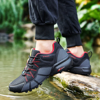 Muške planinarske cipele za sve terene, outdoor sportske cipele od prozračne mrežice, neklizajuće i otporne na habanje, planinarske cipele za aktivnosti na otvorenom i biciklizam