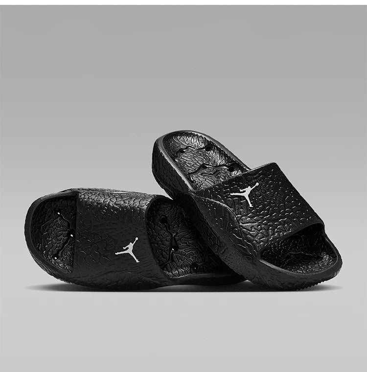 Sandali da bagno uomo Nike Genuine Jordan con texture effetto crack HQ2163-001