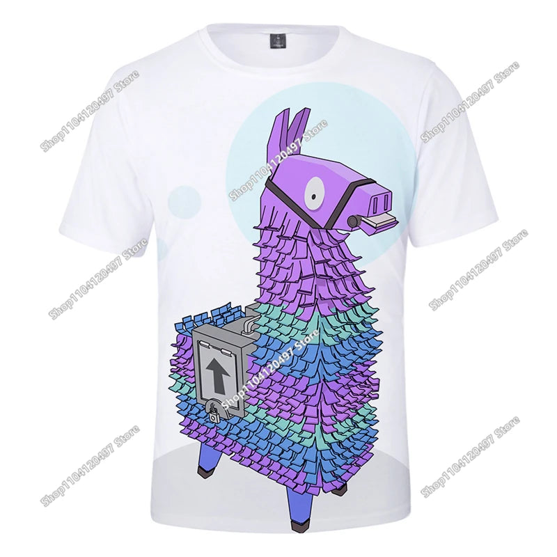 Fortnite T Shirt Men Shoot Game Battle Hero Tshirt Victory Royale Clothing Young Children T-shirts for Boys Girls of 2-14 Years