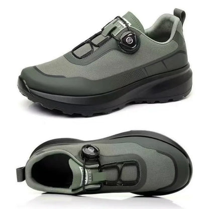 Original New Men Rotating-Button Driving Sneakers Platform Casual Walking Shoes Outdoor Wear-Resistant Running Sports Shoes Plus Size