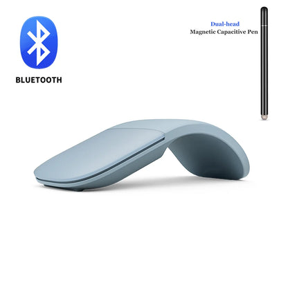 Bluetooth Arc Touch Mouse For Microsoft Surface Wireless Ergonomic Mause Computer 3D Silent Laser Mice For Laptop PC Windows