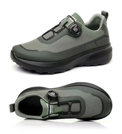 Original New Men Rotating-Button Driving Sneakers Platform Casual Walking Shoes Outdoor Wear-Resistant Running Sports Shoes Plus Size