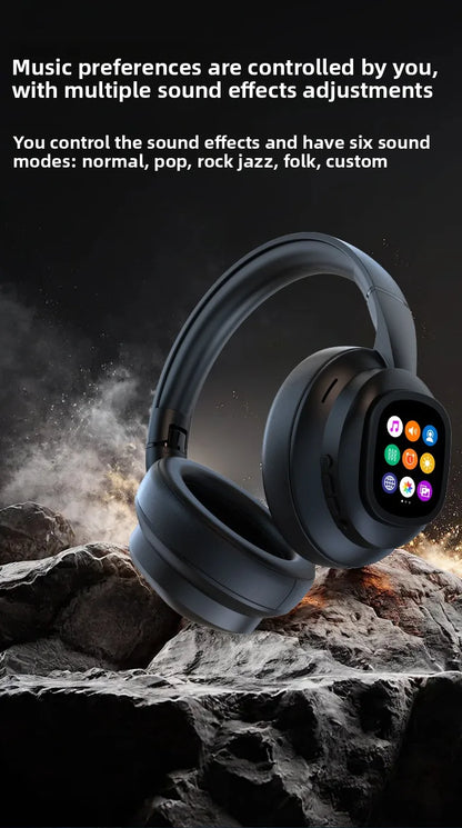 Auriculares HYUNDAI X1PRO inalámbricos Bluetooth 6.0 con traducción por IA – Más de 100 idiomas, control táctil, pantalla LED y cancelación de ruido