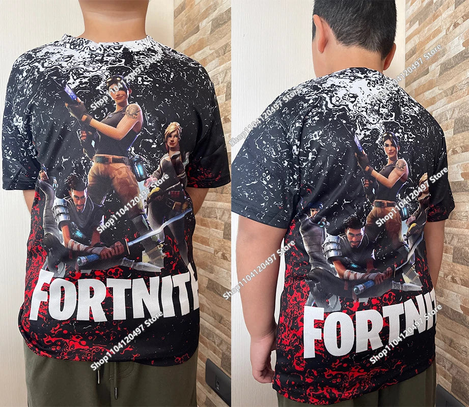 Fortnite T Shirt Men Shoot Game Battle Hero Tshirt Victory Royale Clothing Young Children T-shirts for Boys Girls of 2-14 Years