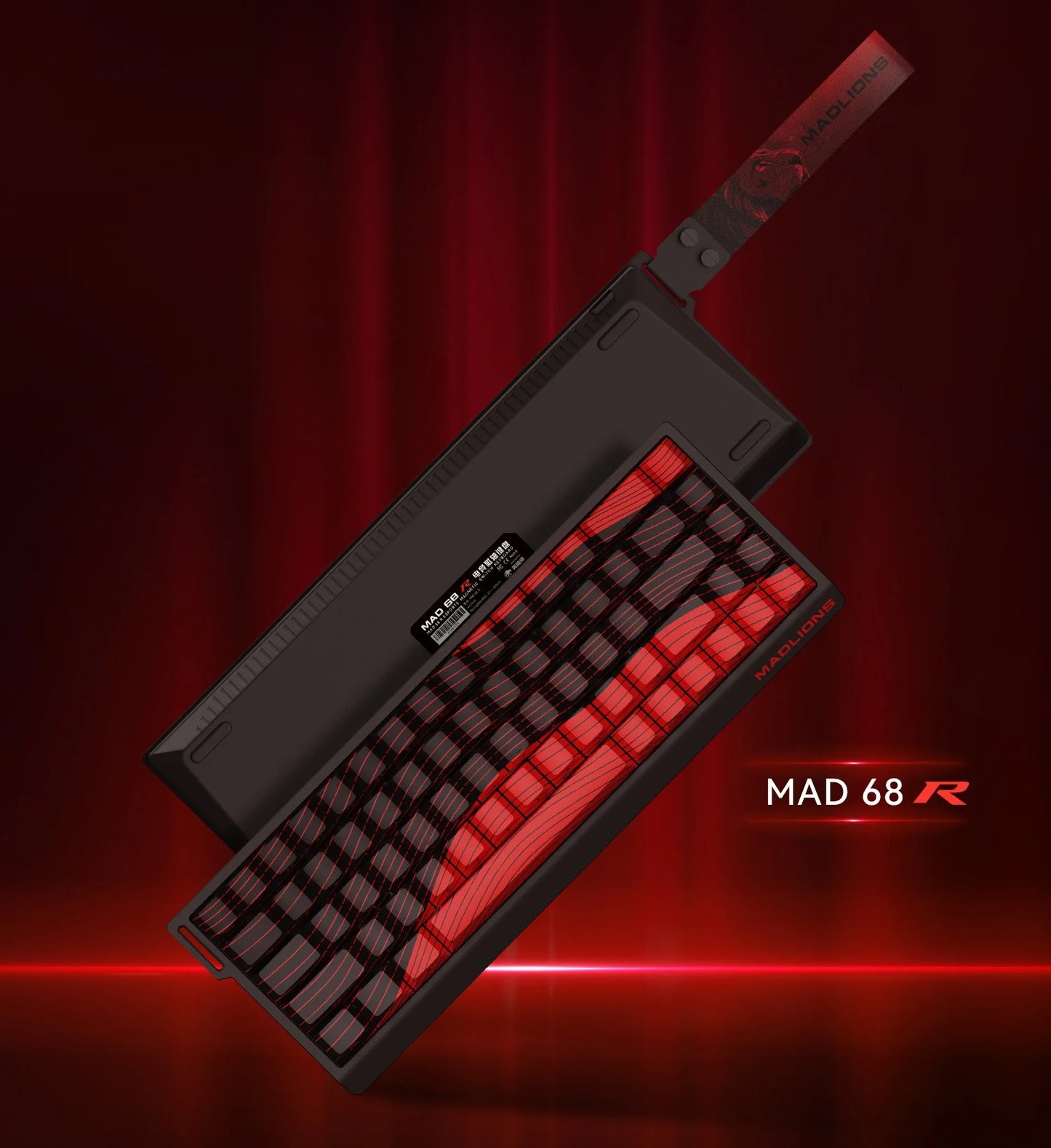 Madlions MAD 60/68 PRO Magnetic Switch Gaming Keyboard E-sport Custom Mechanical Aluminum Keyboard Ergonomics Accessories