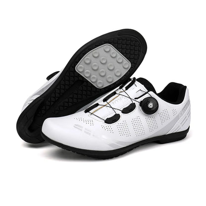 Scarpe da ciclismo da uomo e da donna per bici da strada, competizione e velocità, scarpe sportive da ciclismo autobloccanti con tacchette SPD
