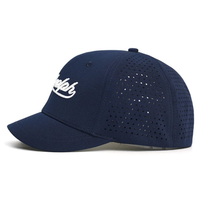 Boné de basebol em malha com pala curta e parte traseira fechada para homem e mulher, respirável, estilo snapback, boné dad hat ajustado e ajustável, cor lisa, estilo trucker