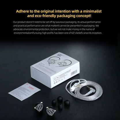 Auricolari IEM ibridi KZ ZS12 PRO 2 – Auricolari gaming cablati HiFi con bassi e driver super-lineari