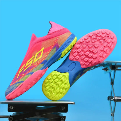 New Men's Soccer Shoes Grass Adult Non-Slip Football Boots Ultralight Sport Indoor Cleats Non Slip Fg Turf Futsal Comfortable
