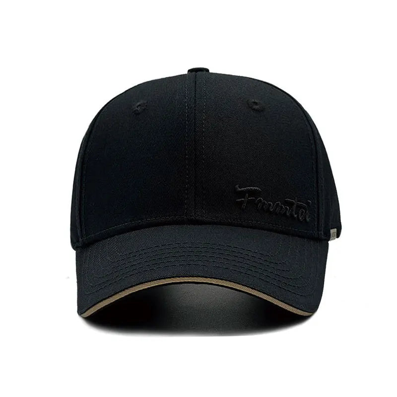 2026 New Men's Big Size Outdoor Sun Protection Baseball Cap, Hard Top Slim Face Fashion Peak Hat Unisex