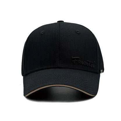 2026 New Men's Big Size Outdoor Sun Protection Baseball Cap, Hard Top Slim Face Fashion Peak Hat Unisex