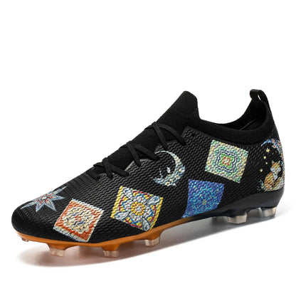 Lawn Nails Wear-resistant Professional Football Shoes Multi-color Grip Strong Balance Summer Outdoor Football Training Shoes