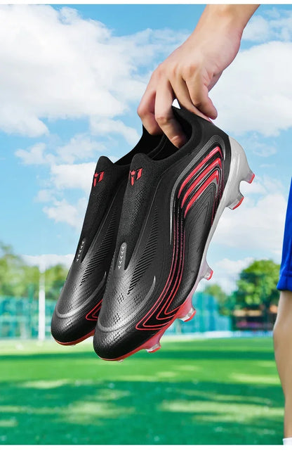 Nouvelles chaussures de football pour hommes TF/FG, modèle professionnel unisexe, très populaires, chaussures de futsal ultra-légères, chaussures de football de haute qualité, chaussures de sport pour femmes.