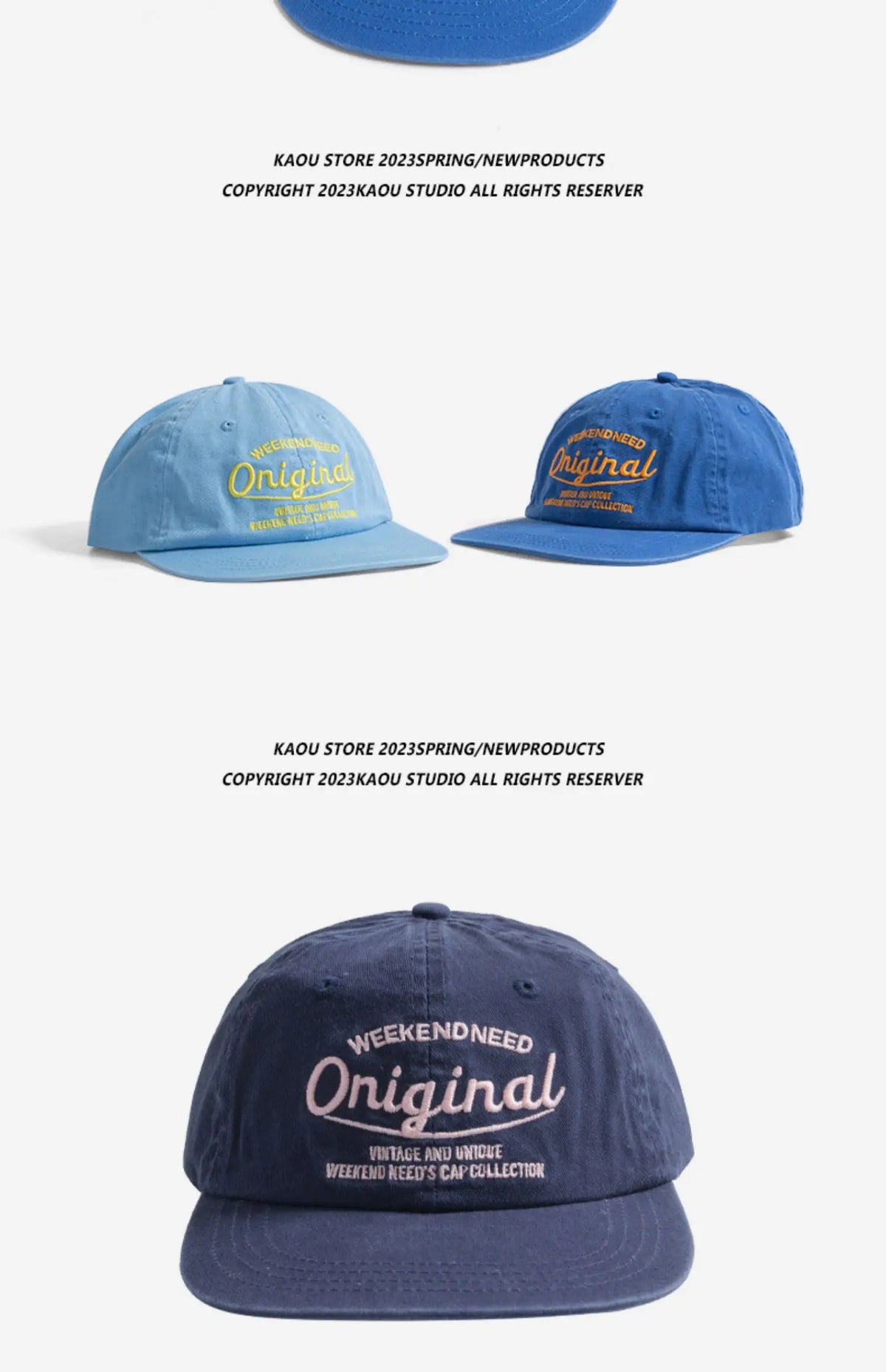 Casquette de baseball printemps-automne à visière souple, brodée, unisexe, style urbain « Street Tide », à visière large et pare-soleil