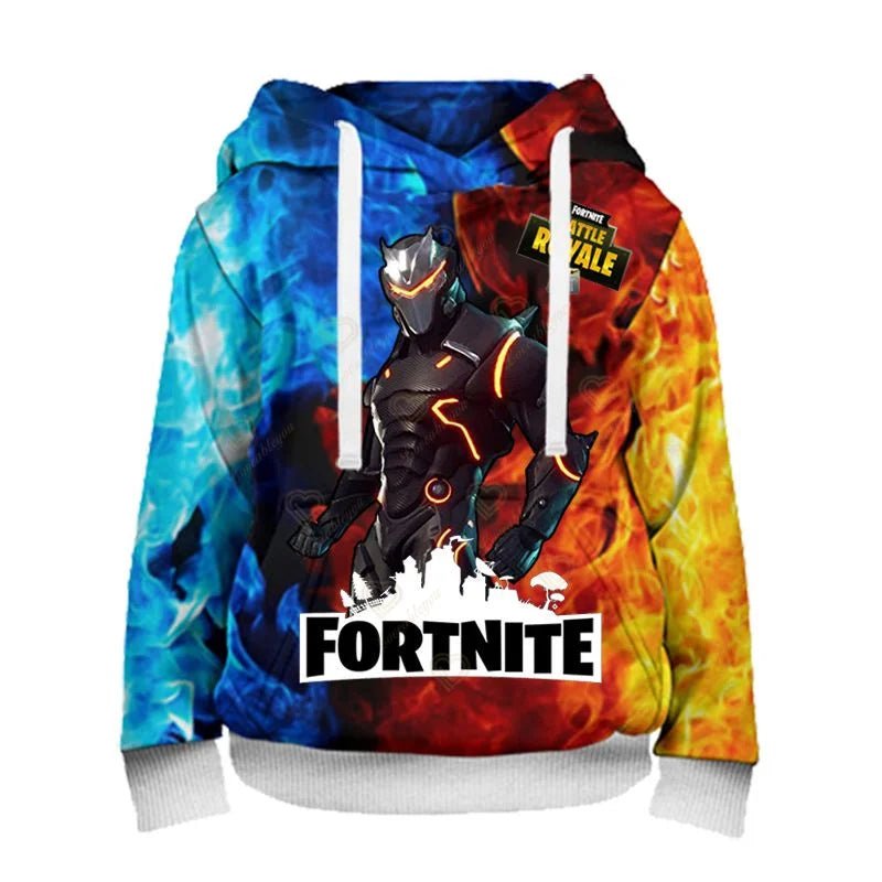 Fortnite Sweatshirt Kids Victory Royale 3D Printed Hoodies Men Women Children Game Hooded Streetwear Pullover for Birthday Gifts
